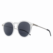 ThinOptics - Los Altos Sunglasses Shiny Crystal frames with Grey Lenses
