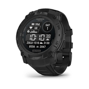 Garmin - Instinct 3 - Solar - 50mm Tactical Edition Black W/ Black Silicone Band