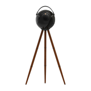 UB+ - S2+ Alphorn Hi-Fi BT TWS Speaker - Glossy Black W/ Walnut Stand