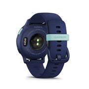 Garmin - Vivoactive 5 - Metallic Navy Aluminium Bezel W/ Navy Case & Silicon Band