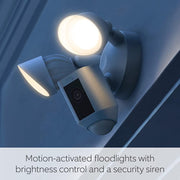 Ring - Floodlight Cam Wired Plus - White (MEA)