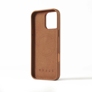 Mujjo - iPhone 16 Pro Max - Full Leather Case - Tan