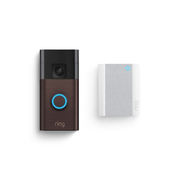 Ring - Battery Powered Video Doorbell 2025 & Chime Bundle