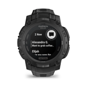 Garmin - Instinct 3 - Solar - 50mm Tactical Edition Black W/ Black Silicone Band