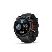 Garmin - Fenix 8 -  47MM -  Amoled -  Slate Gray W/ Black Silicone Band