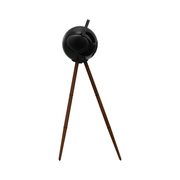 UB+ - S2+ Alphorn Hi-Fi BT TWS Speaker - Glossy Black W/ Walnut Stand