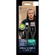 Our Pure Planet - USB-A to USB-C Cable