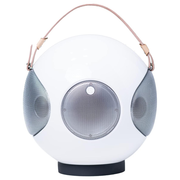 UB+ - S2+ Alphorn Hi-Fi BT TWS Speaker - Glossy White W/ Natural Stand