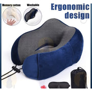 Banale - Neck Pillow - Foldable Travel Pillow - Memory Foam