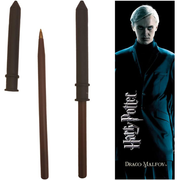The Noble Collection - HP - Draco Malfoy Wand Pen & Bookmark