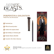 The Noble Collection - FB Porpentina Goldstein Wand Pen & Bookmark