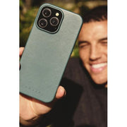 Mujjo - iPhone 16 Pro Max - Full Leather Case - Green