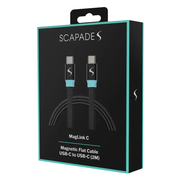 Scapades - Magnetic Flat USB-C to USB-C Cable - 2MM