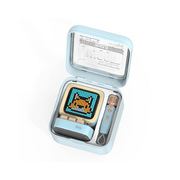 Divoom - Ditoo-Mic Mini BT Speaker W/ Mic For Karaoke - 15W - Blue