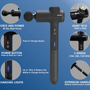 Bondir - R2 Massage Gun - Black