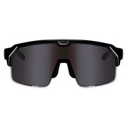 Chamelo - Sport Music Shield - Smart Sunglasses W/ Built In Audio - Smoke Lenses W/ Matte Black Frame