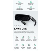 Lawaken - Lawk One - AR Glasses - Space Gray