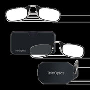 ThinOptics - Black Blister - Reading Glasses - +2.0