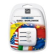 Go Travel - Adaptor - 406 - Earthed Adaptor EU-USA/UK/Aus/China